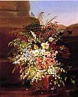 Adelheid Dietrich Canvas Paintings - Floral Still Life 1
